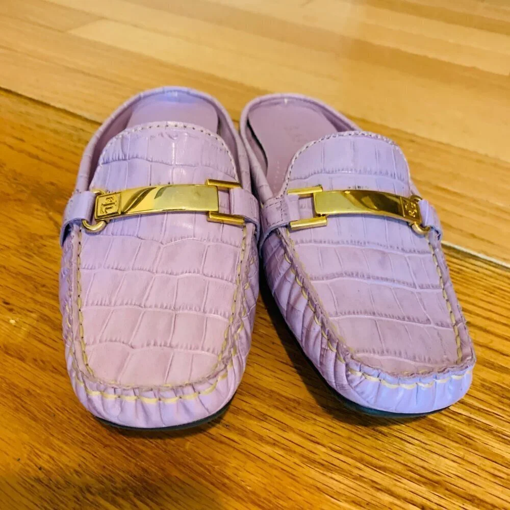 Ralph Lauren Women's Carlene Mules Slides Size 6 B - Picture 6 of 16